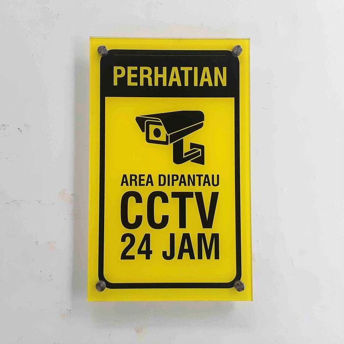 Gambar Akrilik Area Ini Dipantau CCTV - Indonesia dari Sahabat Sejasa undefined Tokopedia