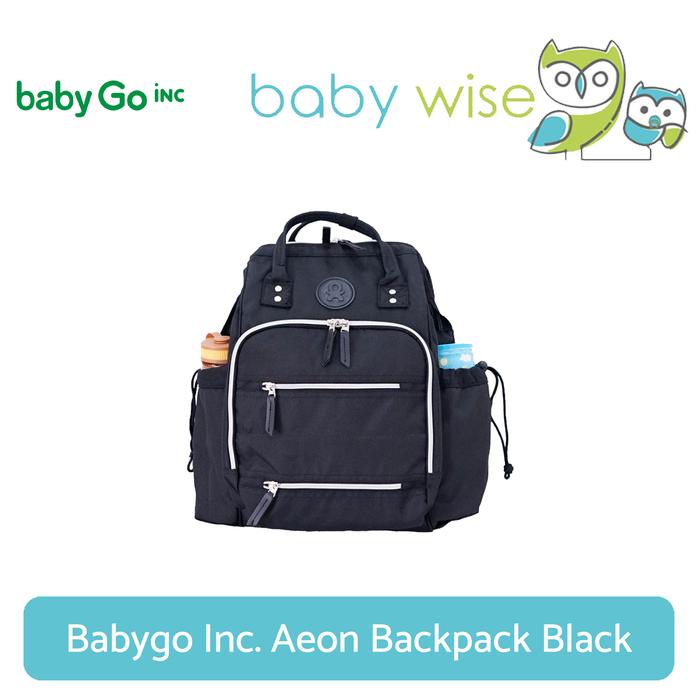 Gambar Babygo Inc. Aeon Backpack Black dari Baby Wise BSD undefined Tokopedia