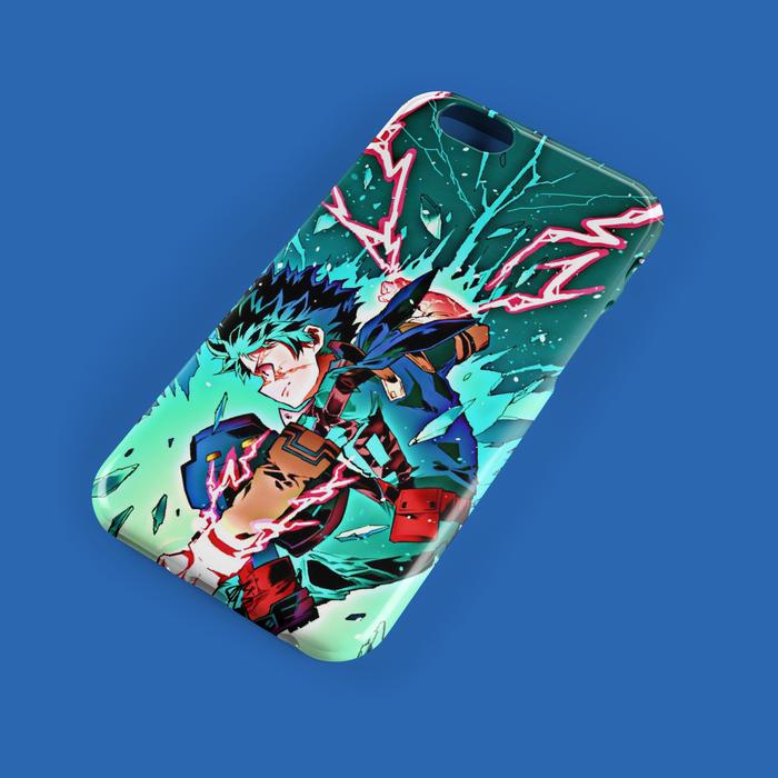 Gambar Custom Case Premium Boku No Hero / My Hero Academia - Deku - 3, Tempered Case dari IKIGAI Project undefined 5 Tokopedia