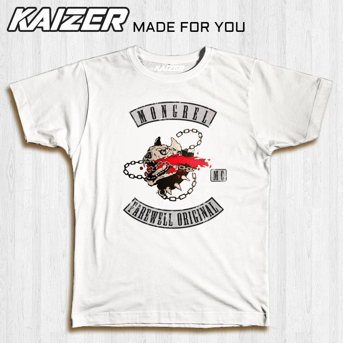 Gambar KAIZER RH-1525 Kaos Days Gone Mongrel Motorcycle Club Deacon Game - Putih, L dari UniTee Official undefined Tokopedia