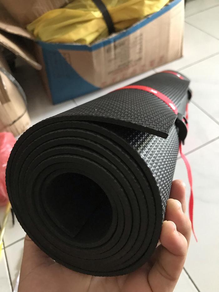 Gambar Matras tenda camping matras yoga matras spoon busa karet - Hitam dari Bmadventuremedan undefined Tokopedia