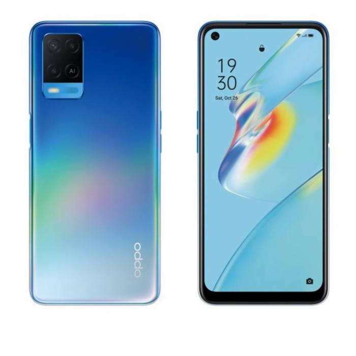 Gambar oppo a54 6/128 resmi - Biru dari Star3Cell_NEW undefined Tokopedia
