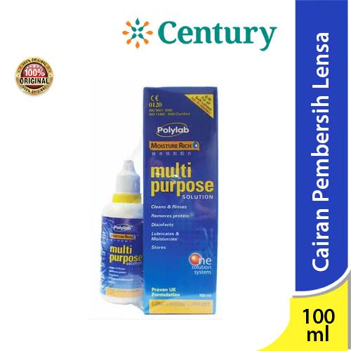 Gambar POLYLAB MULTI PURPOSE 100 ML / Softlenses / Cairan Softlense dari Apotik Century undefined Tokopedia