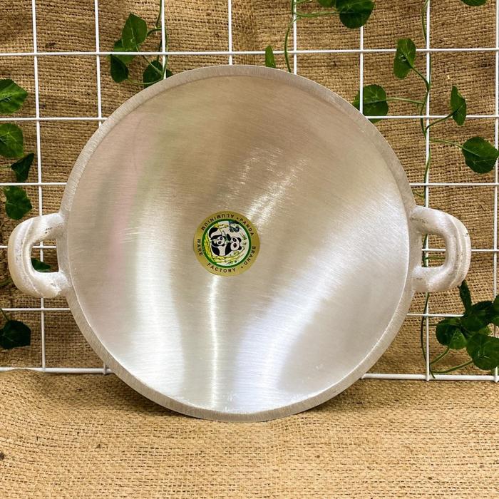 Gambar Wajan Masak -Kuali Aluminium Tebal Cap Panda - Anti Lengket Anti Bocor - No.14 dari WASERBAA MEDAN undefined Tokopedia