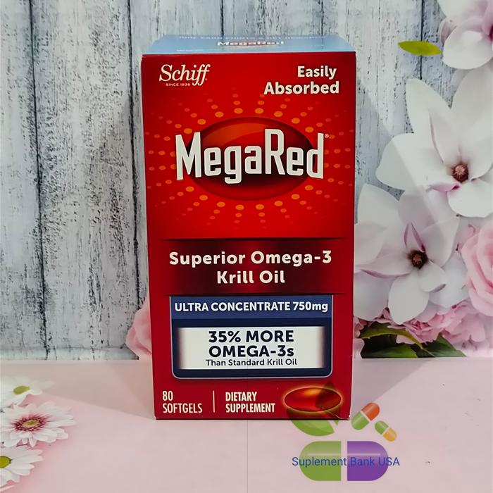 Jual Schiff Megared Superior Omega 3 Krill Oil 80 softgels - Jakarta Barat  - Suplement Bank USA | Tokopedia