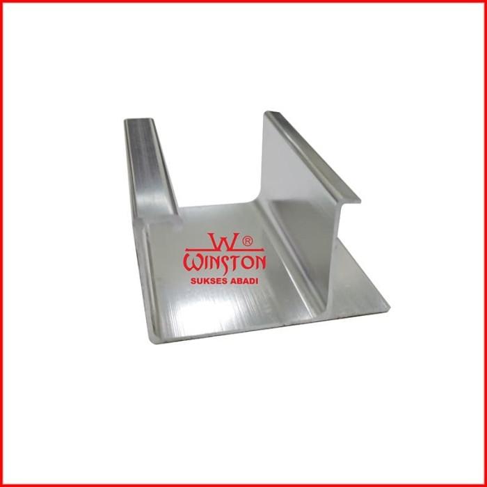 Gambar Frame Edging Handle Pintu Panel GP 30 Alumunium Silver Dop GP30 dari Winston Ok undefined Tokopedia