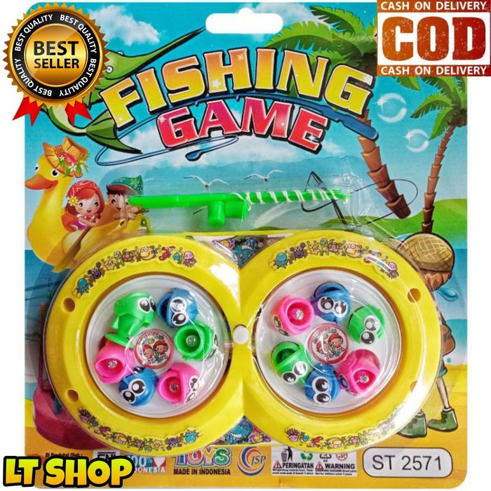 Gambar Mainan Anak Pancingan Magnet Pancing Putar Fishing Game / Mancing SNI dari LIANG TAN undefined Tokopedia