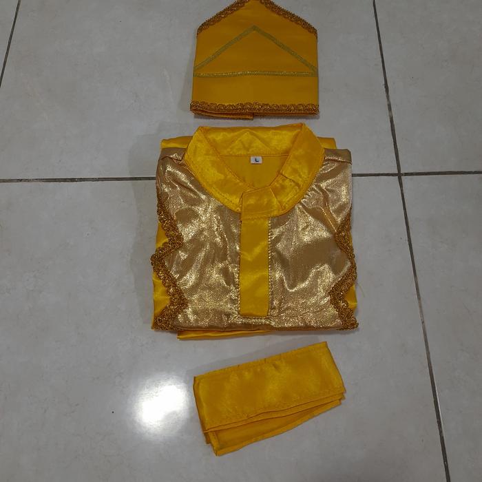 Gambar Baju Adat Padang Anak variasi emas - Kuning dari Toko Mujur dhowie undefined Tokopedia