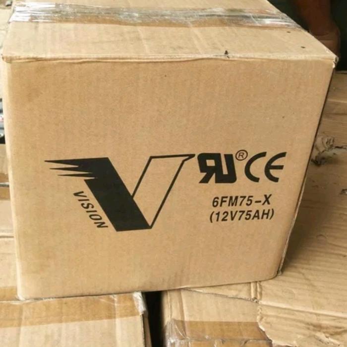 Battery Vision 12V 75Ah Best Performance