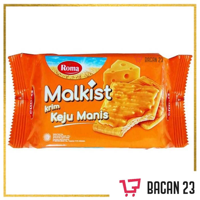 Gambar Biskuit Roma Malkist (135gr) (Abon-Coklat)/ Biskuit Crackers / Bacan23 - KejuManis135g dari Toko Bacan 23 undefined Tokopedia