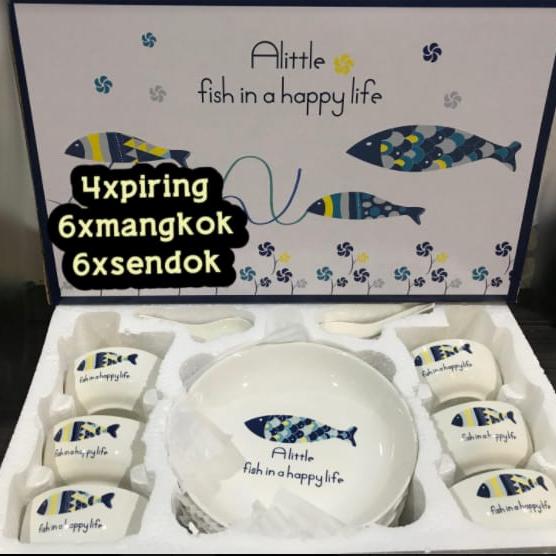 Gambar piring ceramic set import dari Daffa Store Batam undefined Tokopedia