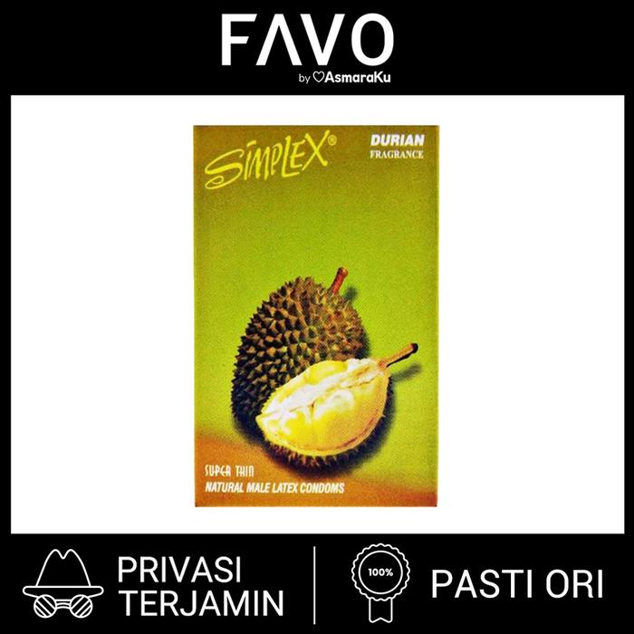 Gambar Kondom Simplex Fragrance Durian isi 12 Pcs - Kondom Rasa Durian dari FAVO Official Store undefined Tokopedia