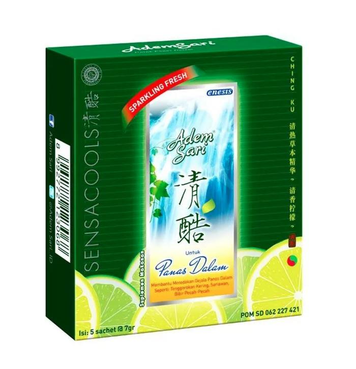 Gambar Adem Sari Minuman [5 Sachet/ 7 g/ Kemasan Dus] dari Cemilan Yahud SBY undefined Tokopedia