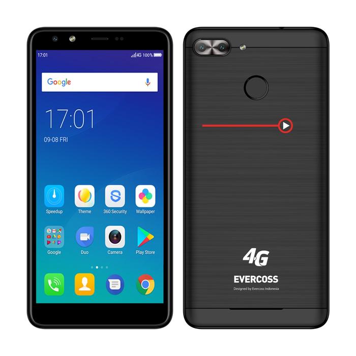 Gambar Evercoss Xtream 1 Plus ( U6 ) - Hitam dari Evercossofficial undefined Tokopedia