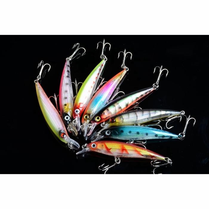 Gambar Umpan Ikan Minnow Tampak Hidup Ukuran 85mm / 7g dari ORANGE GECKO undefined Tokopedia