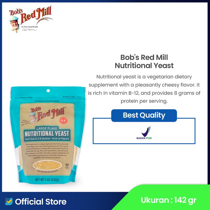 Gambar Bob's Red Mill Nutritional Yeast 142 gr dari Bobs Red Mill Official undefined Tokopedia