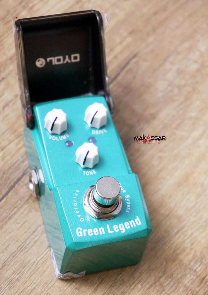 Pedal De Overdrive Vintage JOYO JF-319 Green Legend – Formato Mini, Bypass Verdadero | Para Guitarra Y Amplificador De Válvulas