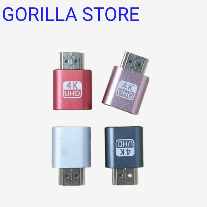 Jual VGA Virtual Display Adapter HDMI DDC EDID Dummy Plug