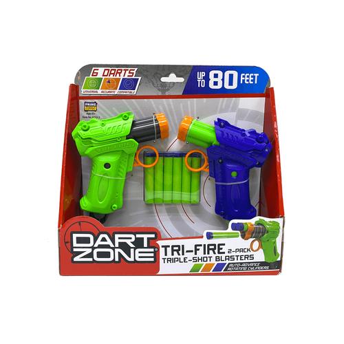 Dart Zone Tri-Fire Triple-Shot Blaster 