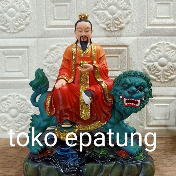 Gambar patung dewa guru locia singa kepala 9 - fiber 16 inch 01 dari toko epatung undefined Tokopedia