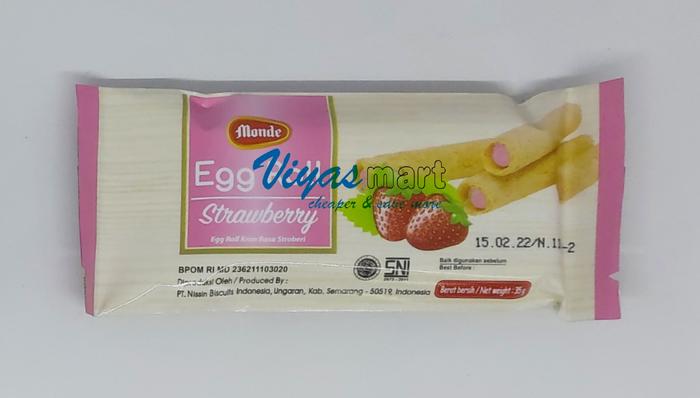 Gambar Monde Egg Roll / Eggroll Krim 35gr - Coklat dari Viyas Mart undefined 4 Tokopedia