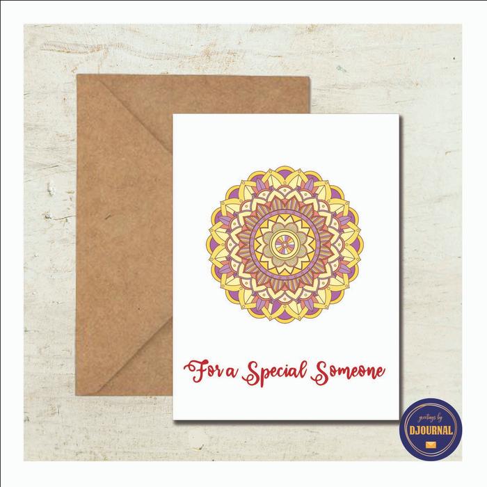 Gambar Kartu Ucapan Kosong - Blank Multipurpose Greeting Card - In Charm - 07 dari Djournal undefined Tokopedia