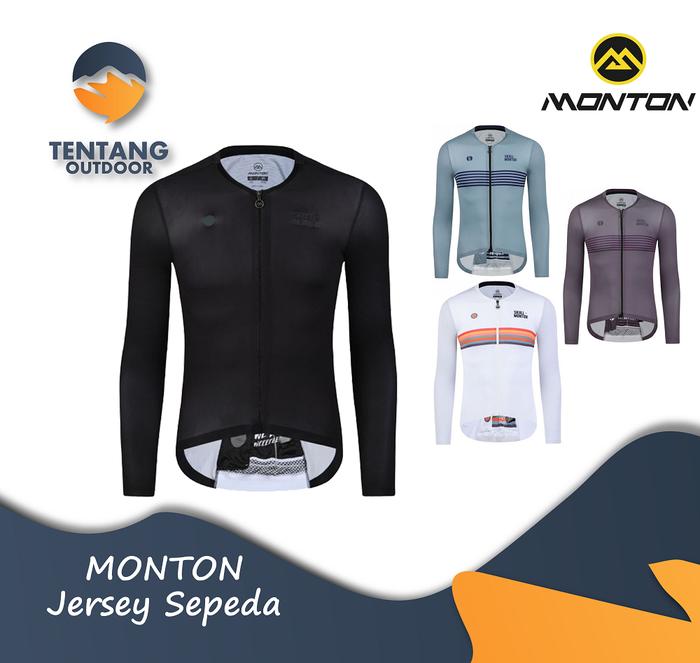 Gambar Jersey Sepeda SKULL MONTON MENS Cycling Jersey Long Sleeve Roadbike - Friday, S dari TentangOutdoor undefined Tokopedia