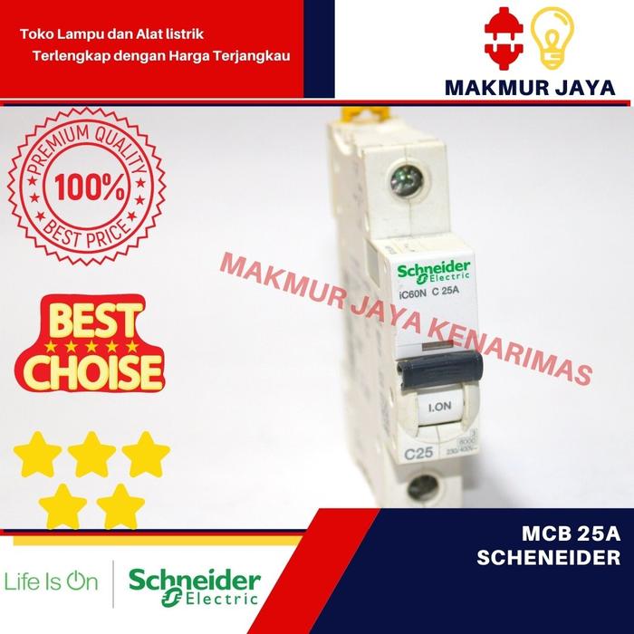 Gambar MCB C10/MCB 10A/MCB Schneider murah/Schneider MCB 10A/MCB murah - 25A"IC dari MAKMUR JAYA KENARIMAS undefined Tokopedia