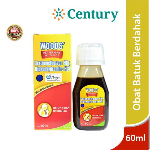 Gambar WOODS PEPMINT ANTITUSSIVE 60 ML dari Apotik Century undefined Tokopedia