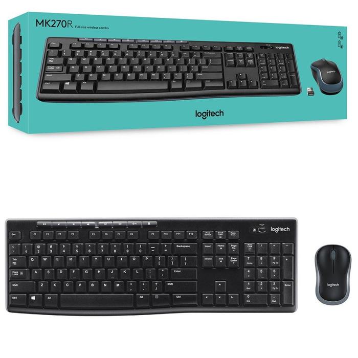 LOGITECH COMBO MK270 WIRELESS KEYBOARD MOUSE di Jaya Komputa Tokopedia