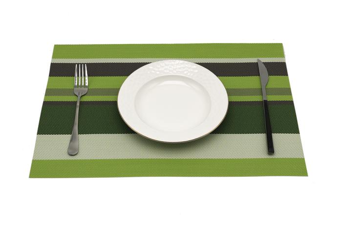 Gambar Placemat / Alas Piring / Alas Makan Modern Minimalis - Hijau dari Sejati Official Store undefined Tokopedia