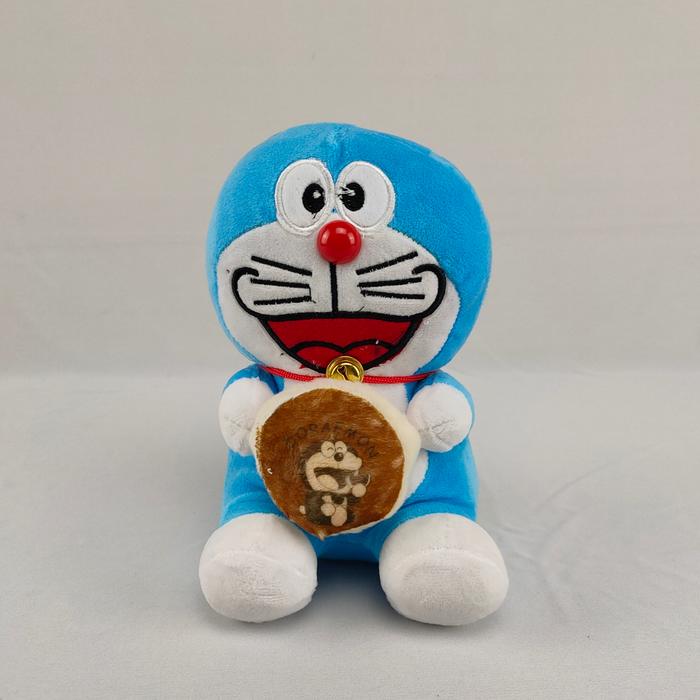 Gambar BONEKA DORAEMON KECIL - biru + dorayaki dari cempaka onlineshop_NEW undefined Tokopedia