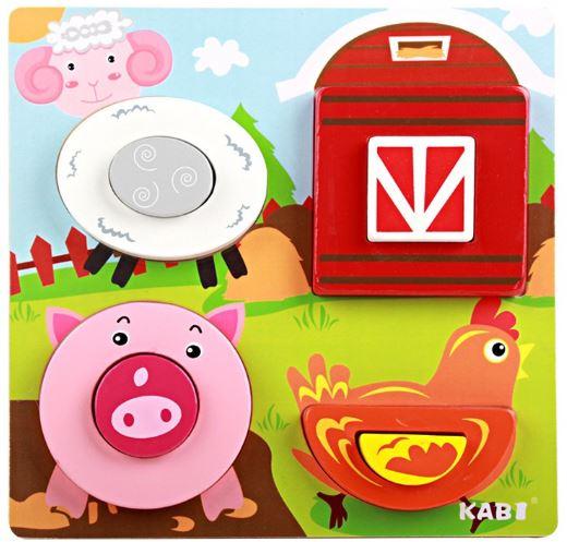 Gambar Mainan Edukasi Anak Puzzle Kayu 3D Terlaris - Peliharaan dari Kidzcare undefined Tokopedia