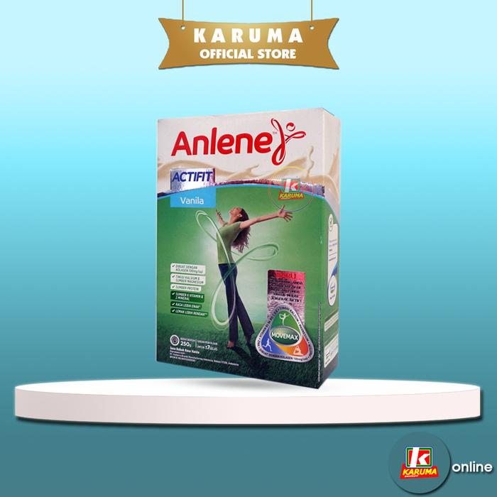 Gambar ANLENE ACTIFIT | ANLENE ACTIFIT RASA ORIGINAL, COKELAT & VANILA 240 GR - Vanila dari karumaswalayan undefined Tokopedia
