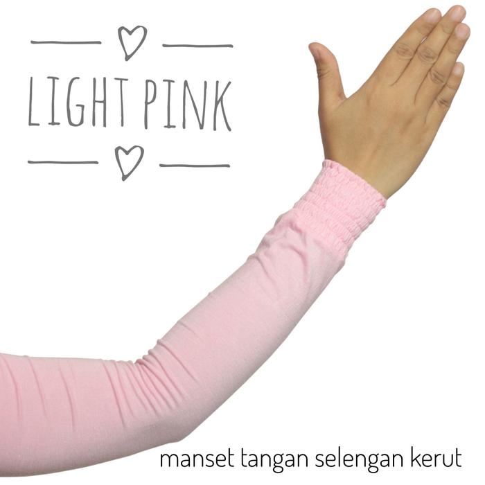Gambar Manset Tangan Selengan Kerut - Light pink dari House Of Seas undefined Tokopedia