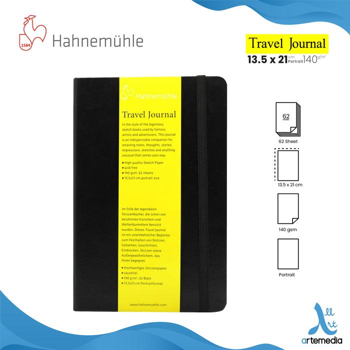 Gambar Buku Sketsa Hahnemuhle Travel Journal 13,5x21cm Hard Cover Sketchbook - PORTRAIT dari Artemedia_NEW undefined Tokopedia