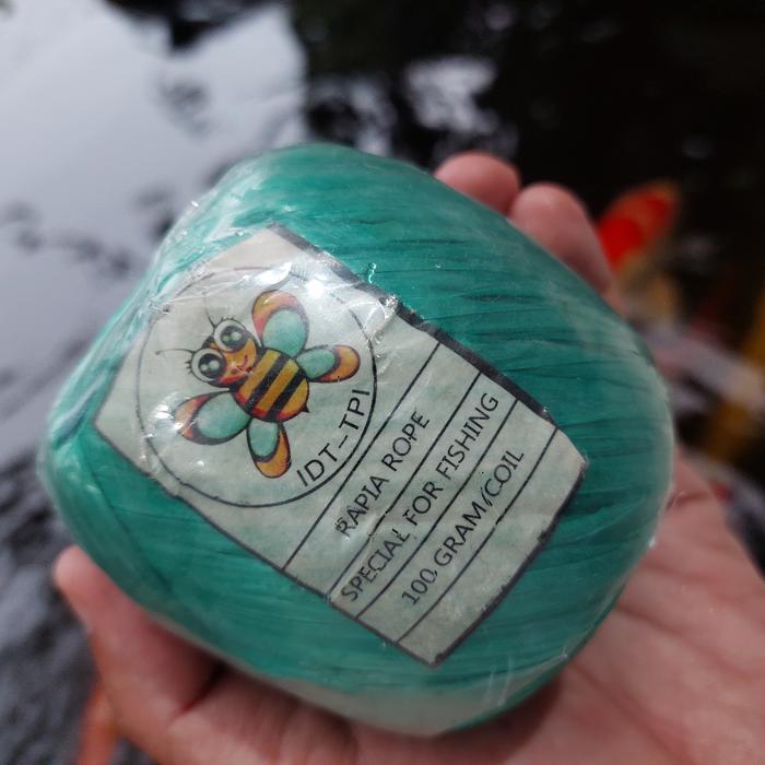 Gambar Rapia rope special for fishing | tali rapia hijau toska perroll - Hijau Tosca dari Gadjrut Lautselatan undefined Tokopedia