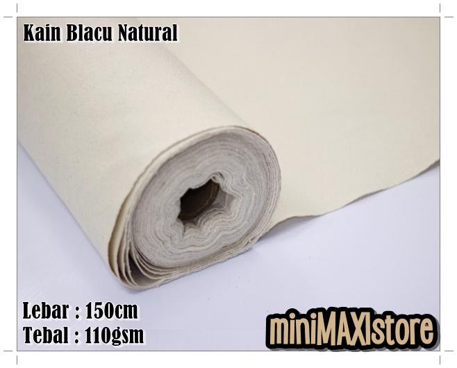 Gambar Kain Kanvas Blacu / Blacu Canvas / Bahan Pouch Kanvas / Taplak Kanvas dari Mini Maxi Store ID undefined Tokopedia