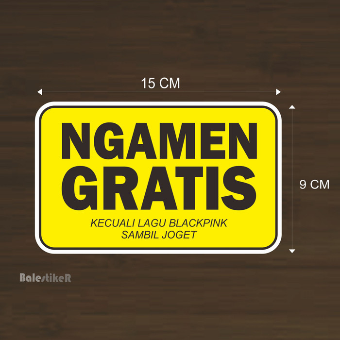 Jual stiker ngamen gratis sticker Kota Cimahi Balestiker Tokopedia Jual stiker ngamen gratis sticker Kota Cimahi Balestiker Tokopedia