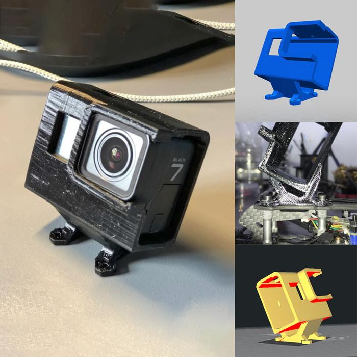 fpv geprc mark gopro mount