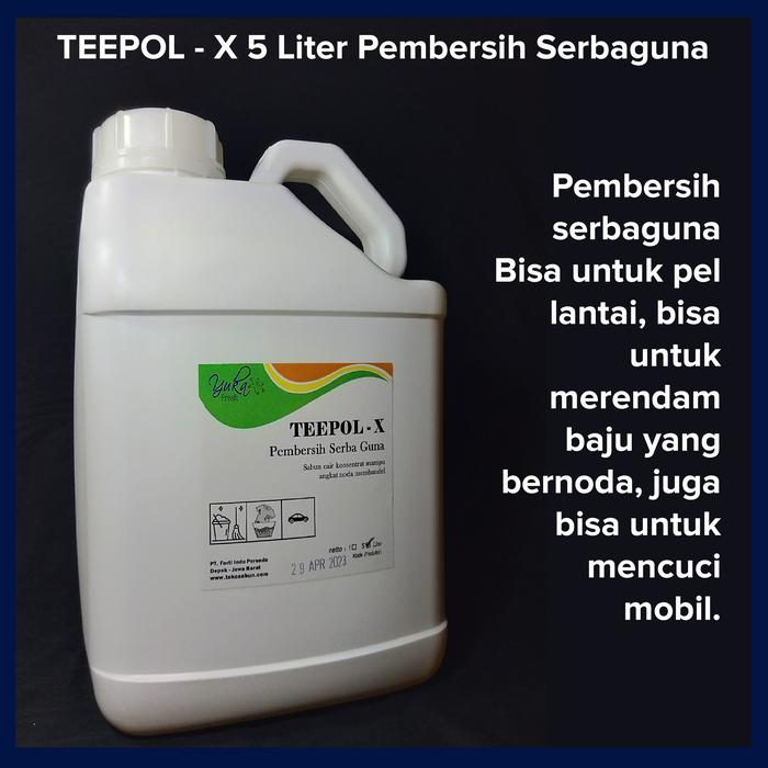 Jual Teepol - X (Pembersih Serbaguna) 5 Liter / 5Liter / 5L - Kota ...