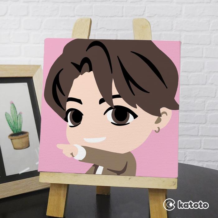 Gambar BTS TINY TAN DYNAMITE PAINT BY NUMBERS RM JIN SUGA J-HOPE JIMIN V JUNG - JUNG KOOK dari katoto undefined Tokopedia