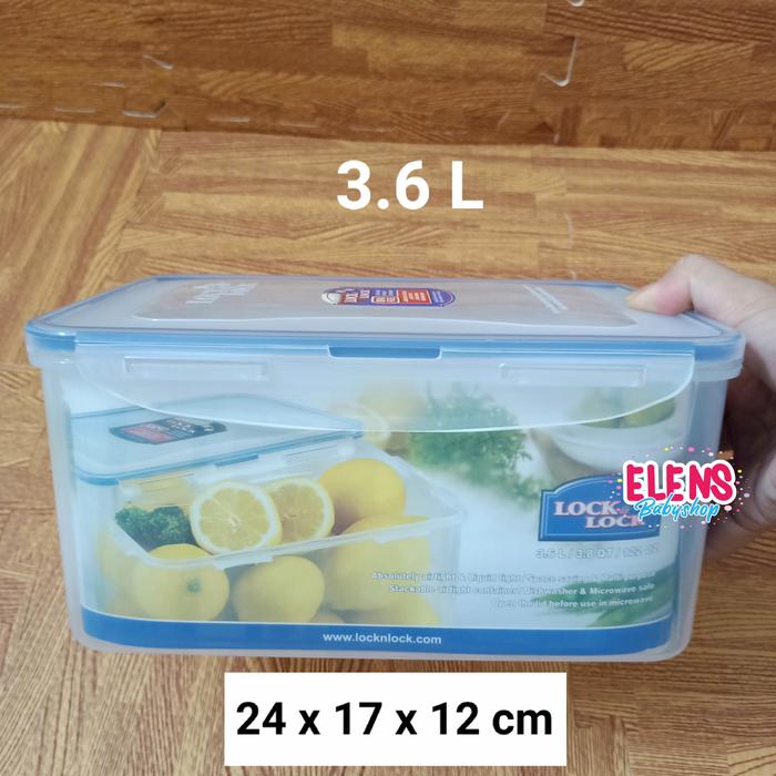Gambar Lock & Lock rectangular container makanan - 3.6L dari Elensbabyshop undefined Tokopedia