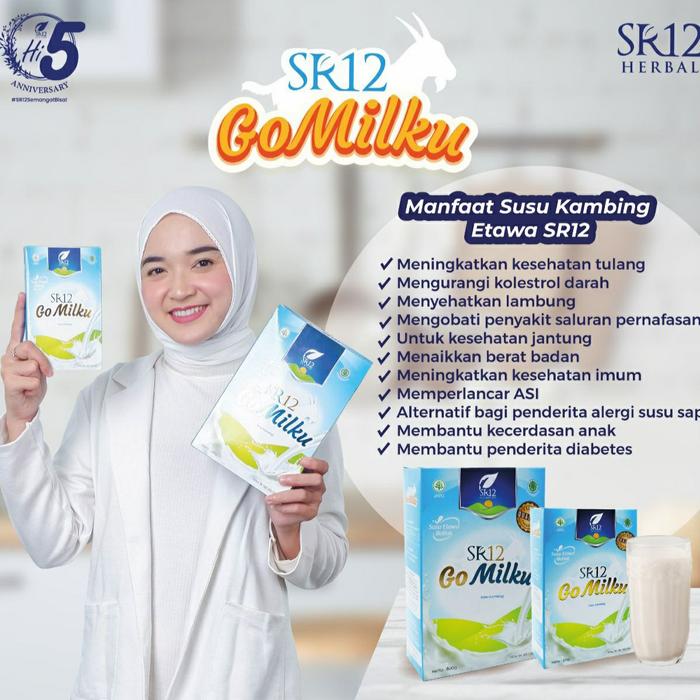 Gambar susu kambing etawa bubuk Go milku SR12 600gr - Original dari Liadahliasr12 undefined Tokopedia