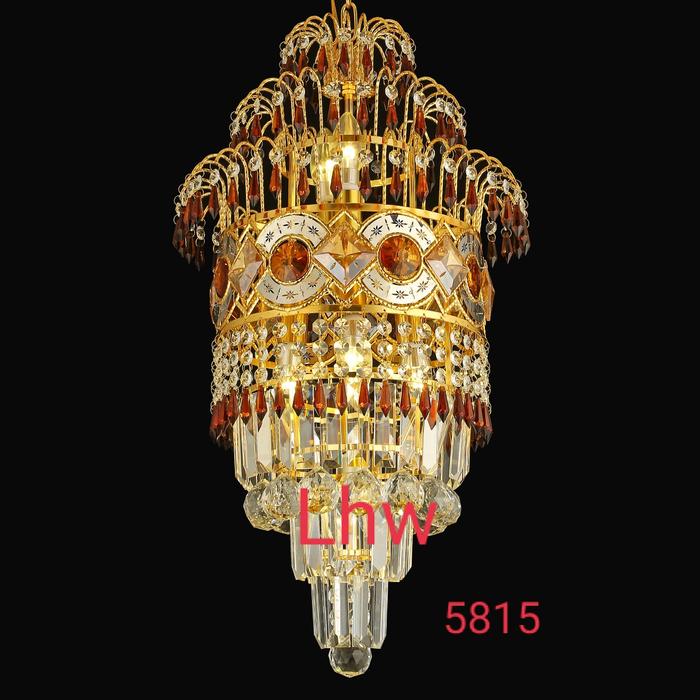 Gambar Lampu hias gantung kristal 5814 dekorasi ruang tamu - 5815 dari Aneka lighting Lhw_NEW undefined Tokopedia