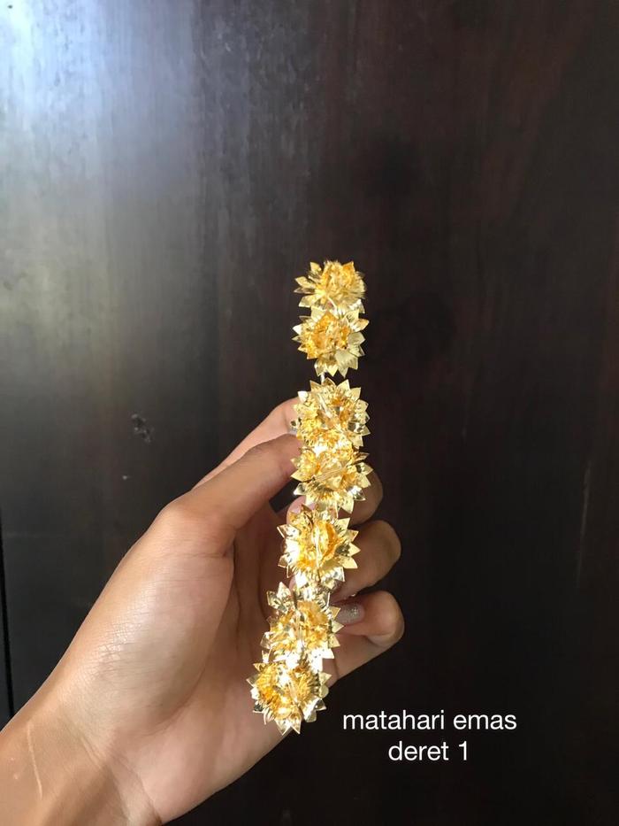 Gambar Bunga Semanggi Bali Model Matahari - Emas Deret 1 dari SC Corner Bali undefined Tokopedia