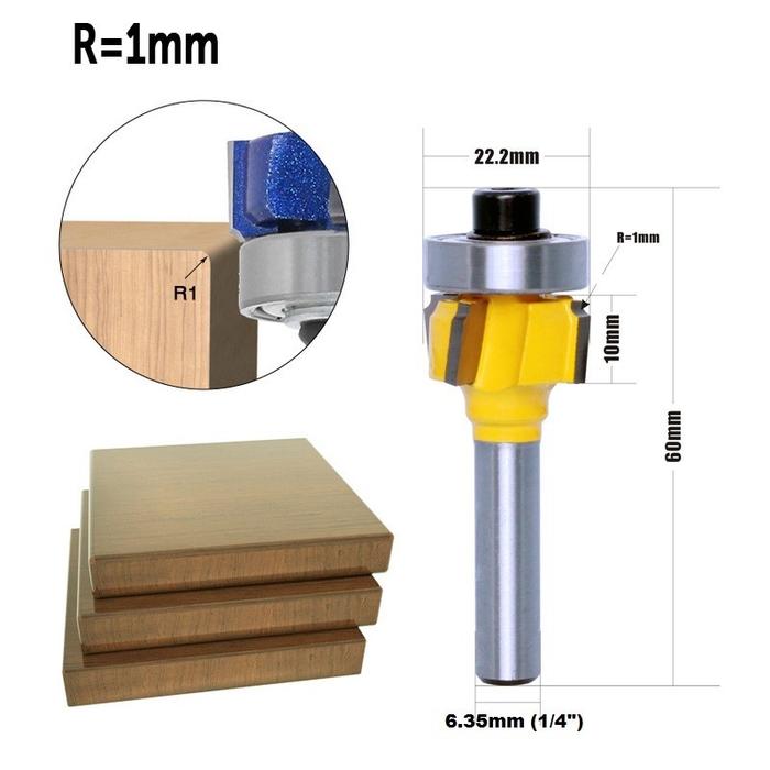 Jual Mata Router Edging Bit 1/4