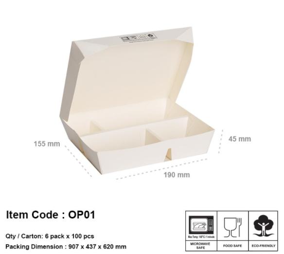 Gambar Lunch Box Partisi Sekat 4/ Box Nasi Catering sekat 4 (PCS) dari cahayamutiara88 undefined Tokopedia