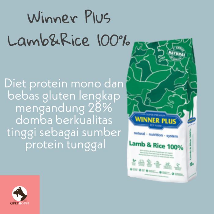 Gambar Winner Plus Lamb&Rice 100% dari Vj Pet House undefined Tokopedia