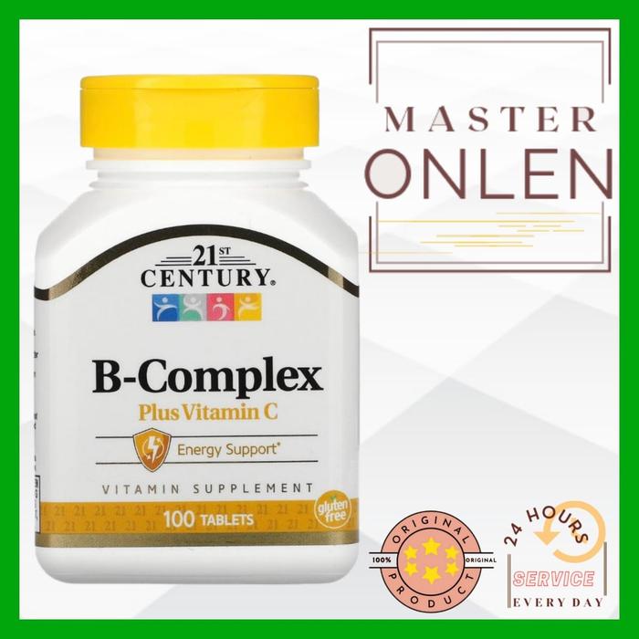 Gambar 21st Century B-Complex plus Vitamin C 100 Tablet Usa dari MasterOnlen undefined Tokopedia